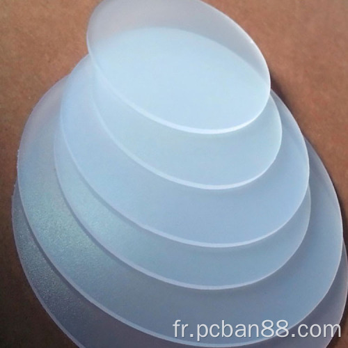 feuille de polycarbonate de diffuseur givré / prisme pour la lumière LED